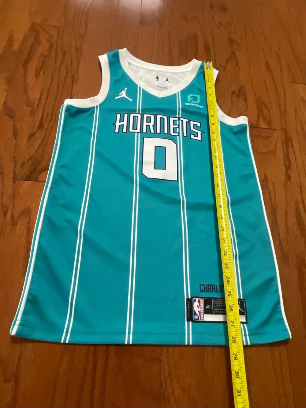 Charlotte Hornets Miles Bridges #0 Jordan Teal NBA Swingman Jersey Sz Small
